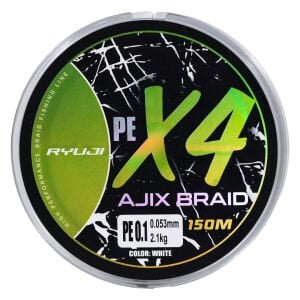 Ryuji Ajix Braid 4x 150 Mt 0.1PE-0.05mm Lrf İp Misina