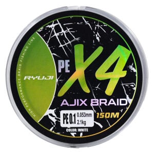 Ryuji Ajix Braid 4x 150 Mt 0.1PE-0.05mm Lrf İp Misina