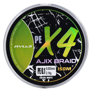 Ryuji Ajix Braid 4x 150 Mt 0.3PE-0.09mm Lrf İp Misina