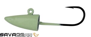 Savage Gear LRF Micro Sandeel Glow 1-1.5-2-2.5-3 gr Jighead 4Adet