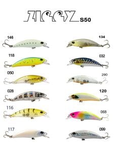 Fujin Ziggy 50mm 3.6gr LRF Maket Balık