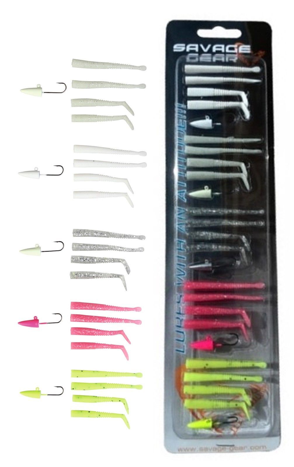 Savage Gear LRF Mini Sandeel Kit 25 Adet Silikon Yem