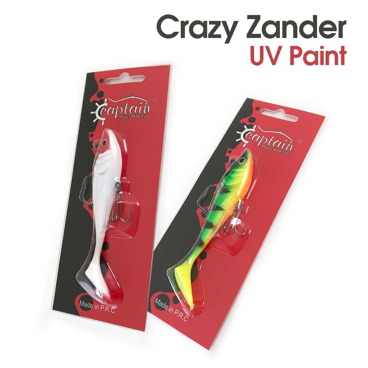 Crazy Zender UV Paint Silikon Sahte Balık