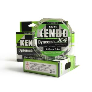 Yeni Kendo Dyneema 4 Örgü 0,08mm 120Mt İp Misina