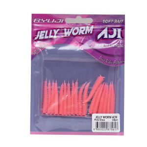 RYUJI JELLY WORM 4CM, 18AD. Natural