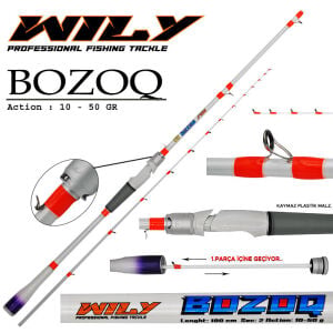 Bozoq 210cm 10-50gr Tekne Bot Çupra Kamışı