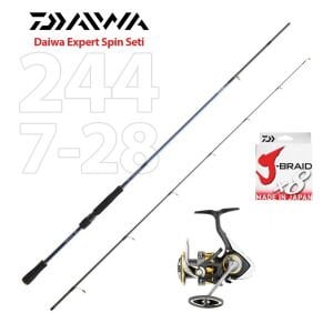 Daiwa Team Daiwa 244cm 7-28gr Spin Seti - Popüler Sahte Hediyeli