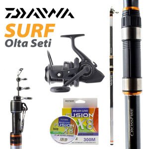 Daiwa Teleskobik Surf Olta Seti