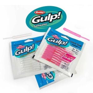 Berkley Gulp Baby Sardine Glow White Silver 2inc 5cm 18P