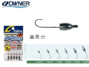 Cultiva JH-83 3gr no6 Mebaru Dama Lrf Jighead