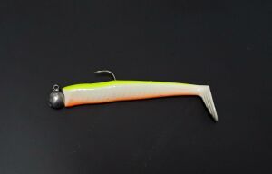 Savage gear 2 Sandeel 10cm Silikon + 7gr Jighead