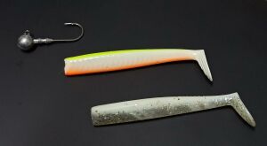 Savage gear 2 Sandeel 10cm Silikon + 7gr Jighead