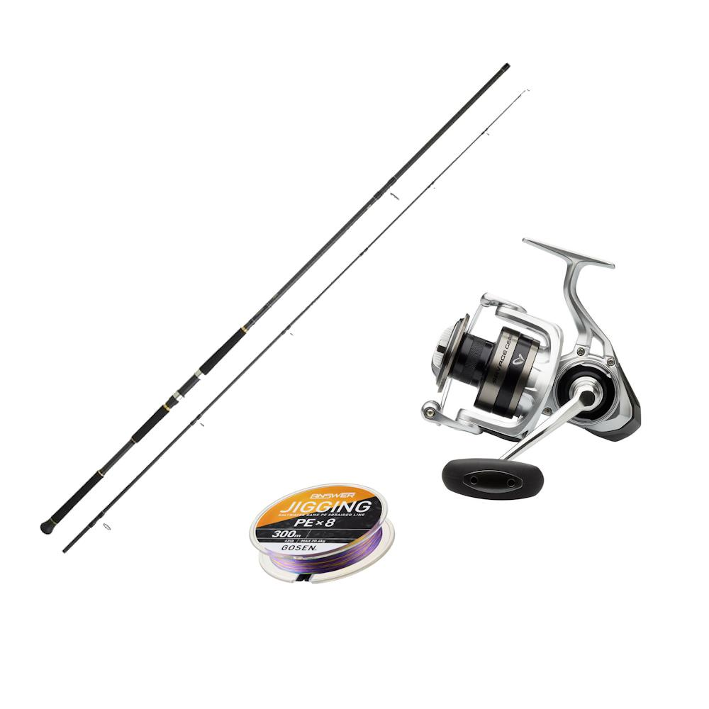 Daiwa New Legalis 2.90m 28-84gr - Savage gear SGS6 6000 Shore jig takım