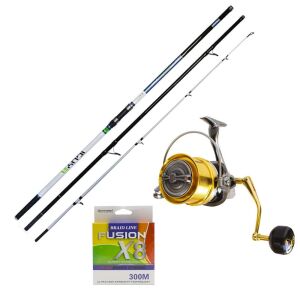 Ryuji Master Surf Takımı 3Parça 4.20m 250gr + Alpha 8000 Makine