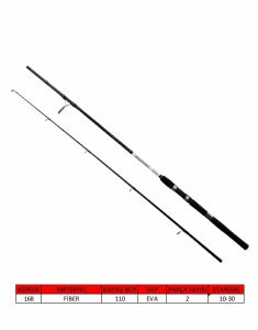 Captain 1458 Fanatic Spin 2 Parça Spin Kamış 10-30gr Atar