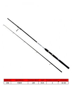 Captain 1458 Fanatic Spin 2 Parça Spin Kamış 10-30gr Atar 270 cm