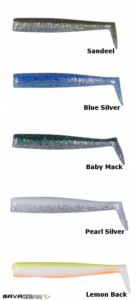 Savage gear Sandeel Tek Silikon 10 cm 7gr Suni Yem