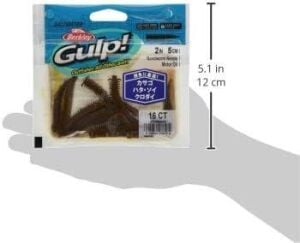 Berkley Gulp Natural 5cm Saltwater Sandworm 16 adet kokulu lrf silikon