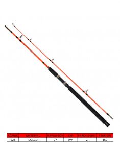 Captain 1423 King Fisher 2 Parça Dolgu Tekne Kamışı 15-25lbs Atar