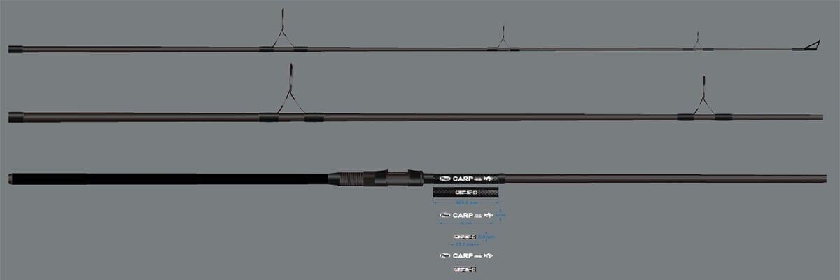 Kendo Carp 3.60cm 3.5lbs Olta Kamışı