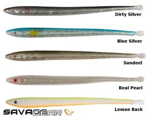 Savage gear LB Sandeel Slug 14 cm 6 Adet Sahte Balık