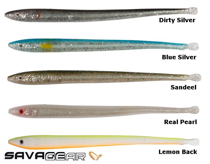 Savage gear LB Sandeel Slug 16.5 cm 5 Adet Sahte Balık