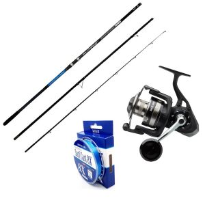 Okuma Helios Surf 435cm 120-270-SavaGear sgs8 8000 Surf takımı