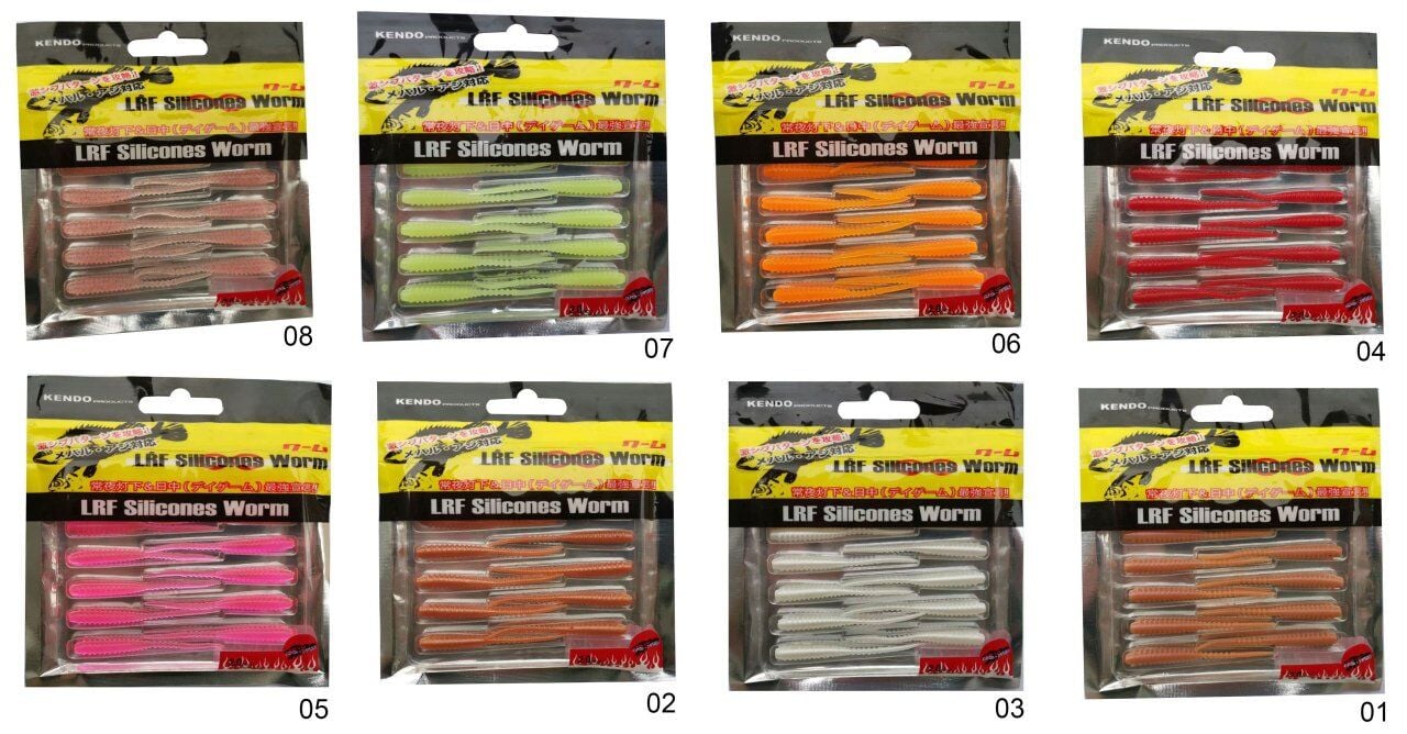 Kendo Karides Kokulu LRF Silikonu 2 ınch Sahte Balık