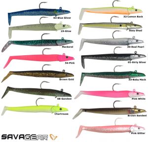 Savage gear Sandeel 12.5 cm 23 gr 2+1 Adet Sahte Balık
