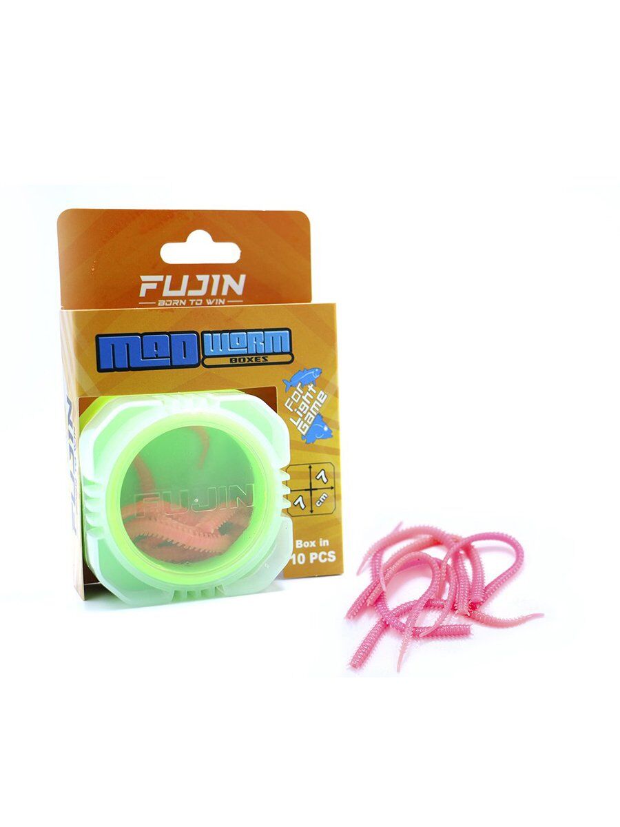 Fujin Mad Worm 9cm LRF Silikonu Pink