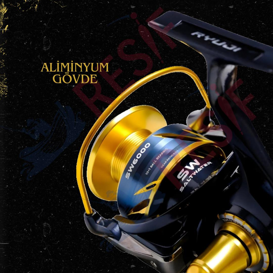 Ryuji Seawolf 6000 SW 10+1BB Jig Makinesi