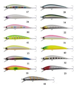 Power Line Minnow 02 80F Kurşun arkası maketi