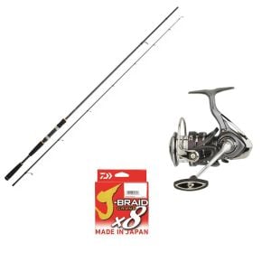 Daiwa New Legalis Seabass 2.40cm 10-35GR - Daiwa Exceler 3000c Spin takımı