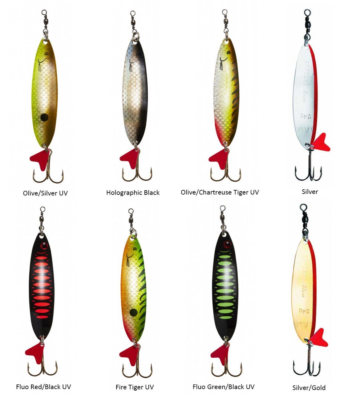 Dam Effzett Standard Spoon Slim 9.5 cm 32 gr Sinking Kaşık