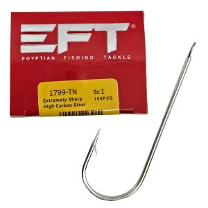 EFT Hook 1799 Beyaz Düz İğne 100 Adet