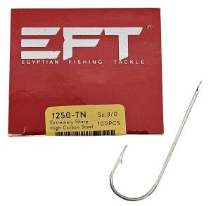 EFT Hook 1799 Siyah Düz İğne 100 Adet