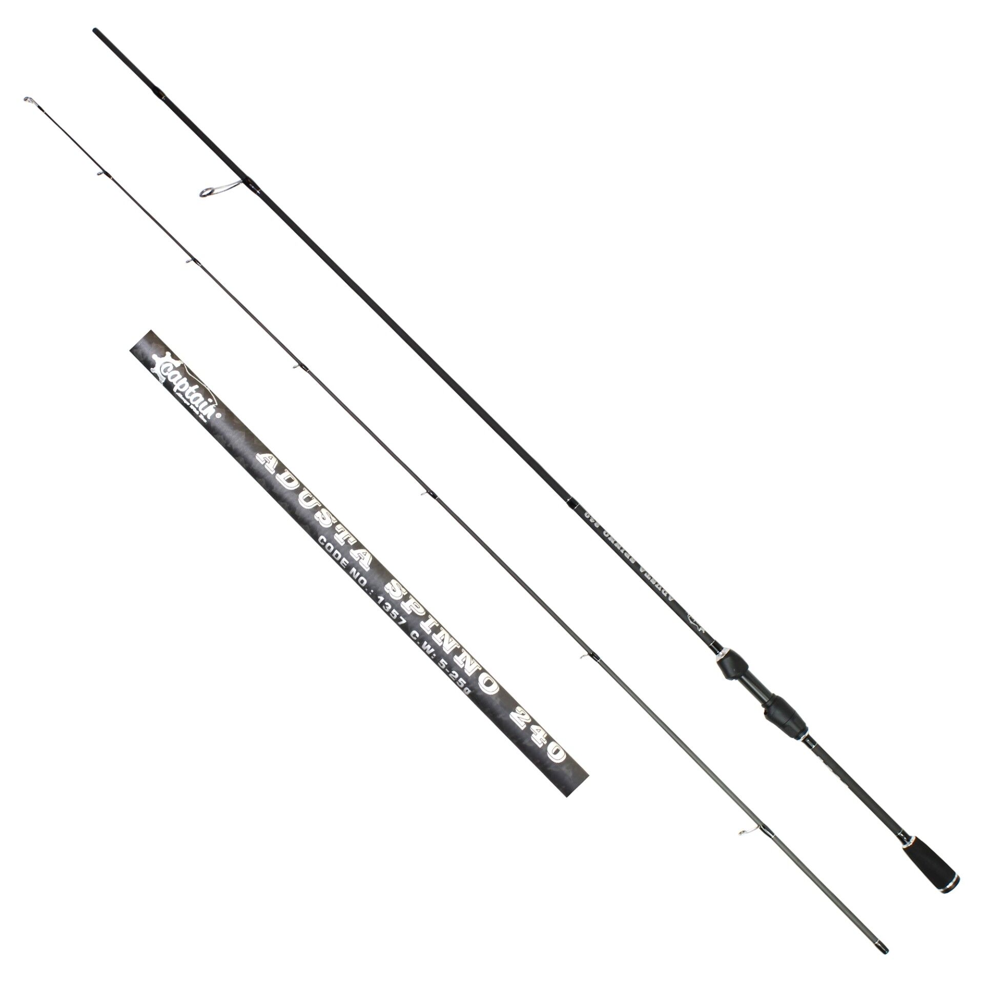 Captain 1357 Adusta Spinno 240cm 2 Parça Spin Kamış 5-25gr