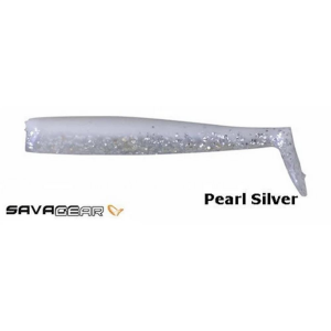 Sandeel Pearl Silver 10cm 7gr levrek silikonu 5 Adet