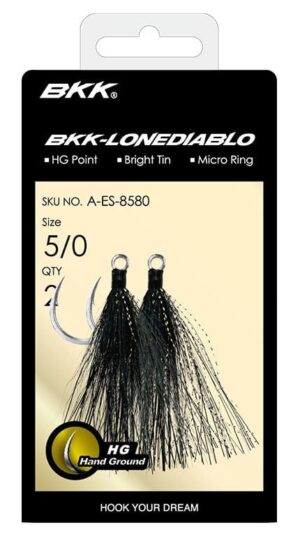 bkk-lone-diablo-bt-black-bucktail-igne-83402.jpg BKK Lone Diablo BT- Black Bucktail Olta İğnesi