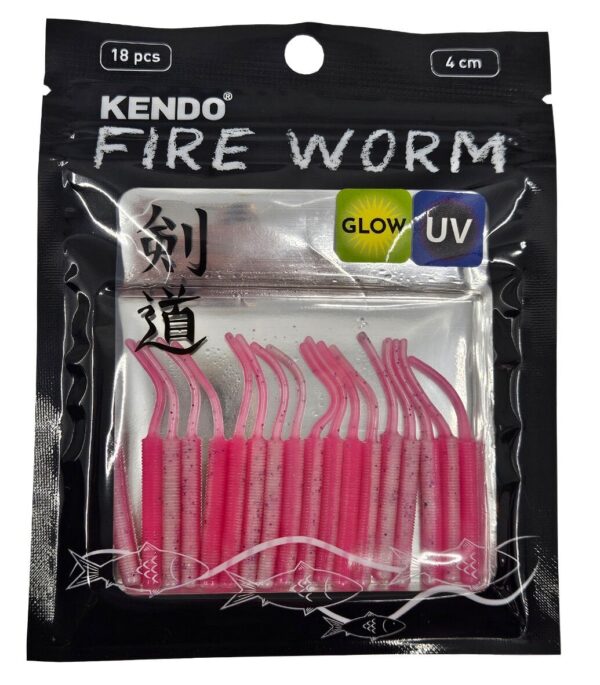 Kendo Fire Worm Lrf Silikonu 5cm 18 Adet