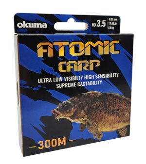 okuma-atomic-carp-nylon-clear-color-300m-misina-107428.jpg Okuma Atomic Carp Nylon Clear Color 300m Misina