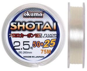 okuma-shotai-fluorocarbon-75-mt-0-165-mm-misina-15930.jpg Okuma Shotai Fluorocarbon 75 mt 0,165 mm Misina