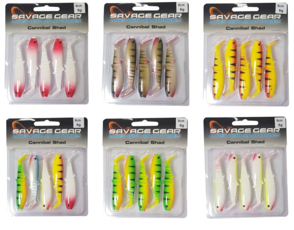Savage gear Cannibal 8cm 5 Adet Sahte Balık
