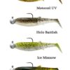 Savage Gear Cannibal Shad 10cm 9gr+10gr #3/0 Clear Water 4+4 Adet Sahte Balık