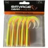 Savage Gear LB Sandeel Curltail 10cm Lemon Back 5 Adet Sahte Balık