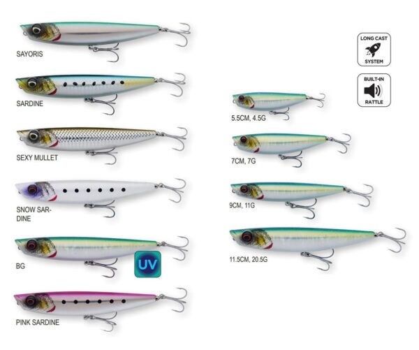 Savage Gear Pop Walker 2.0 9 cm 11 gr F