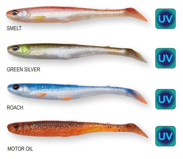 Savage Gear Slender Scoop Shad 15 cm 17 gr Clear Water Mix Sahte Balık